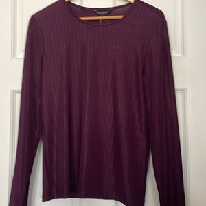 BR silky long sleeve top NWT